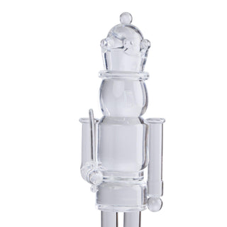Cascanueces decorativo acrílico 29.5 cm - color transparente