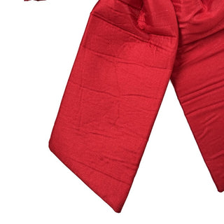 Lazo navideño tela dupion 60 cm - color rojo