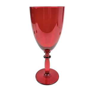 Juego de copas de cristal, 4 piezas 8 × 7.5 × 20.5 cm - color Rojo