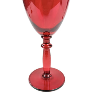 Juego de copas de cristal, 4 piezas 8 × 7.5 × 20.5 cm - color Rojo