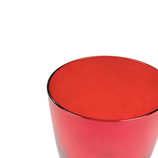 Juego de vasos de cristal, 4 piezas 7.7 × 5 × 9.6 cm - color rojo