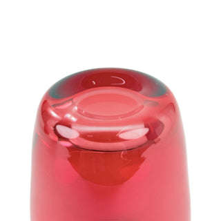 Juego de vasos de cristal, 4 piezas 7.7 × 5 × 9.6 cm - color rojo