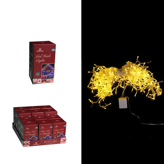 Luces de navidad cortina de 320 luces LED blanco cálido, 10 m – blanco calido