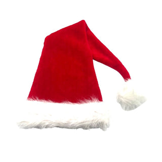 Gorro navideño rojo y blanco de 30 × 90 cm