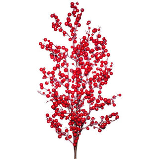 Rama de Navidad  Berry Color Rojo 66 Cm