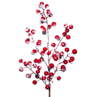 Rama de Navidad Berry Nevada Color Rojo 60 Cm