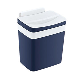 Papelera Colgante Para Cocina, 5 Litros, Color Azul