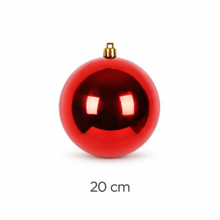 Bambalina Navideña Brillante De 20 Cm – Rojo