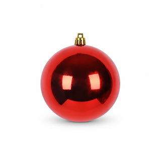 Bambalina navideña brillante de 20 cm – rojo
