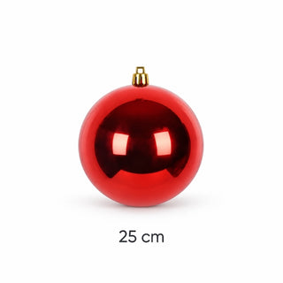 Bambalina Navideña Brillante De 25 Cm – Rojo