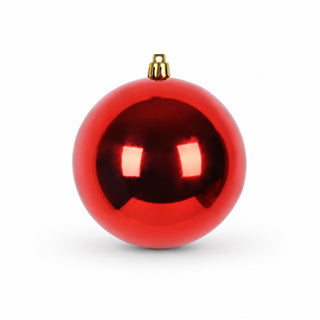 Bambalina navideña brillante de 30 cm – rojo