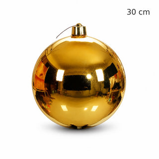 Bambalina Navideña Brillante De 30 Cm – Dorado