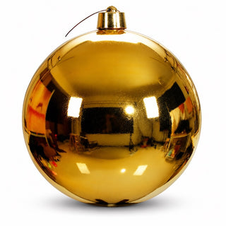 Bambalina navideña brillante de 40 cm – dorado