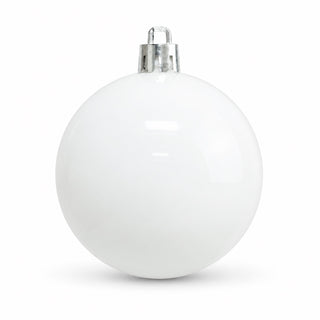 Bambalina navideña brillante de 40 cm – blanco