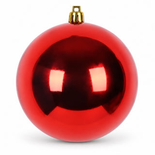 Bambalina navideña brillante de 50 cm – rojo