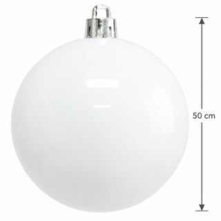 Bambalina Navideña Brillante De 50 Cm – Blanco