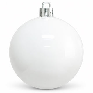 Bambalina navideña brillante de 50 cm – blanco