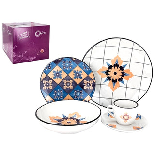 Juego de vajilla (grid) 20 piezas – multicolor