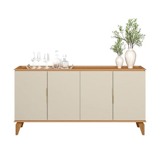 Gabinete evora 160 × 80 × 42 cm – chocolate / blanco