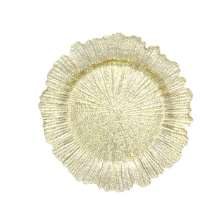 Plato de fondo decorativo 33 cm – dorado