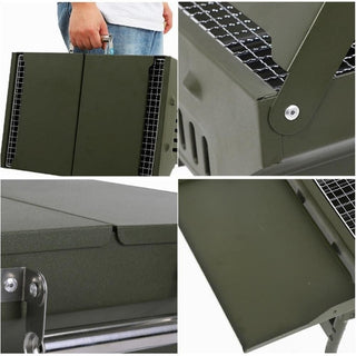 Parrillera De Metal Plegable 45×30 cm