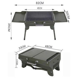 Parrillera De Metal Plegable 45×30 cm