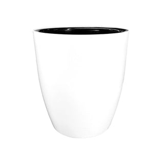 Macetero 34 × 39.5 cm – blanco / negro