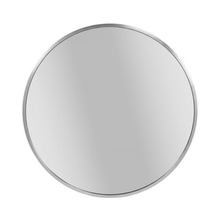 Espejo Decorativo Redondo Marco Aluminio 4 Colores 50 Cm