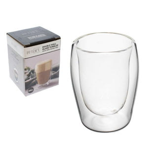 Vaso De Vidrio Borosilicato Doble Pared  Color Transparente 100 ML