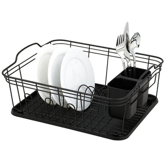 Escurridor de Platos 38 cm en Metal Color Negro