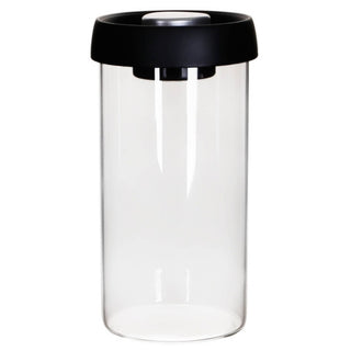 Frasco De Vidrio Transparente Con Tapa Al Vacío 1 Litro