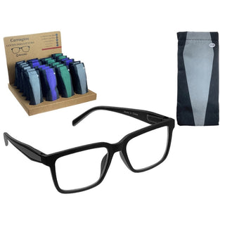 Lentes Para Leer 15 Cm Carrington 3 Colores Surtidos: Negro/blanco, Negro/turquesa, negro/rojo