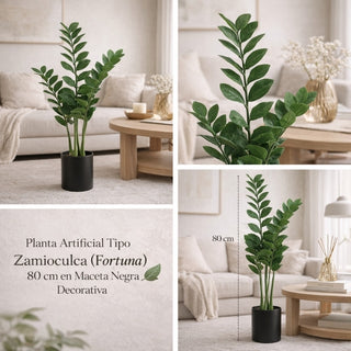 Planta Artificial Decorativa De La Fortuna 80 Cm