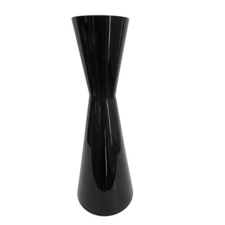 Florero De Vidrio Negro 60 cm Decorativo Moderno Elegante