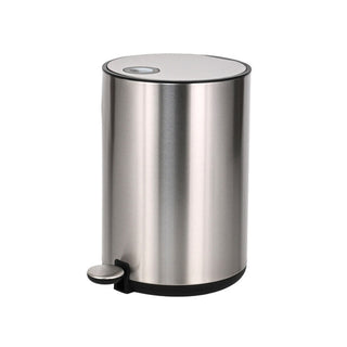 Basurero acero inoxidable 5 Litros – plateado / negro