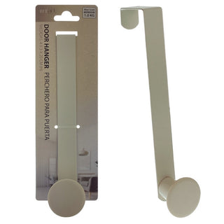 Perchero para Puerta 4X3X20 Cm color plateado