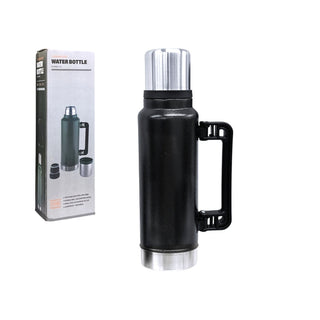Termo 1.3 L – negro / plateado