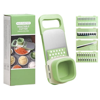 Cortador de Vegetales (Mandolina) 28 Cm Hojilla de Acero Inoxidable Cuerpo de Plástico