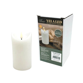 Vela LED 7 × 12.5 cm – blanco