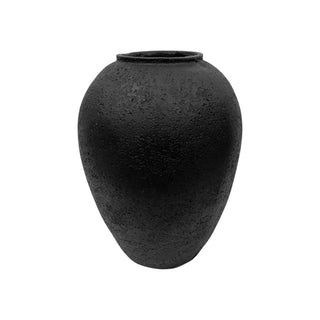 Jarrón de terracota 28 × 28 × 35 cm – negro