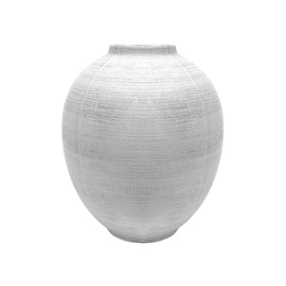 Jarrón de terracota 26 × 26 × 32 cm – gris