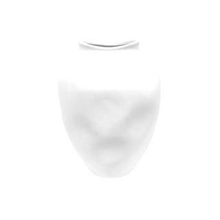 Jarrón de terracota 27.5 × 27.5 × 40.5 cm – blanco