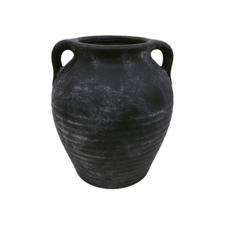 Jarrón de terracota 20 × 20 × 23 cm – negro