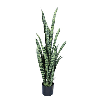 Planta artificial Agave variegado 115 cm – verde / negro