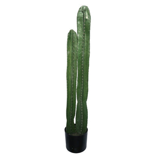 Planta artificial Cactus Columnar en Maceta 85 cm – verde / negro