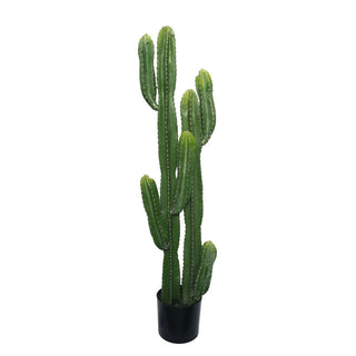 Planta artificial Cactus Columnar Ramificado130 cm – verde / negro