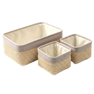 Canasta 3 piezas – crema