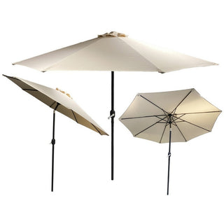 Paragua para Exterior sin base 2,70 metros color crema