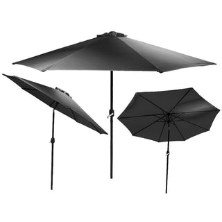 Paragua para Exterior sin base 2,70 metros color negro