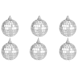 Set De Bambalinas De Navidad Espejo 5 Cm 6 Piezas